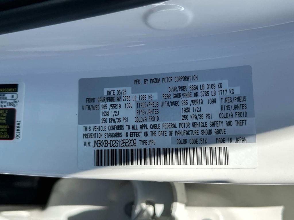 New 2025 MAZDA CX-90 3.3 Turbo w/ Preferred Package image 30
