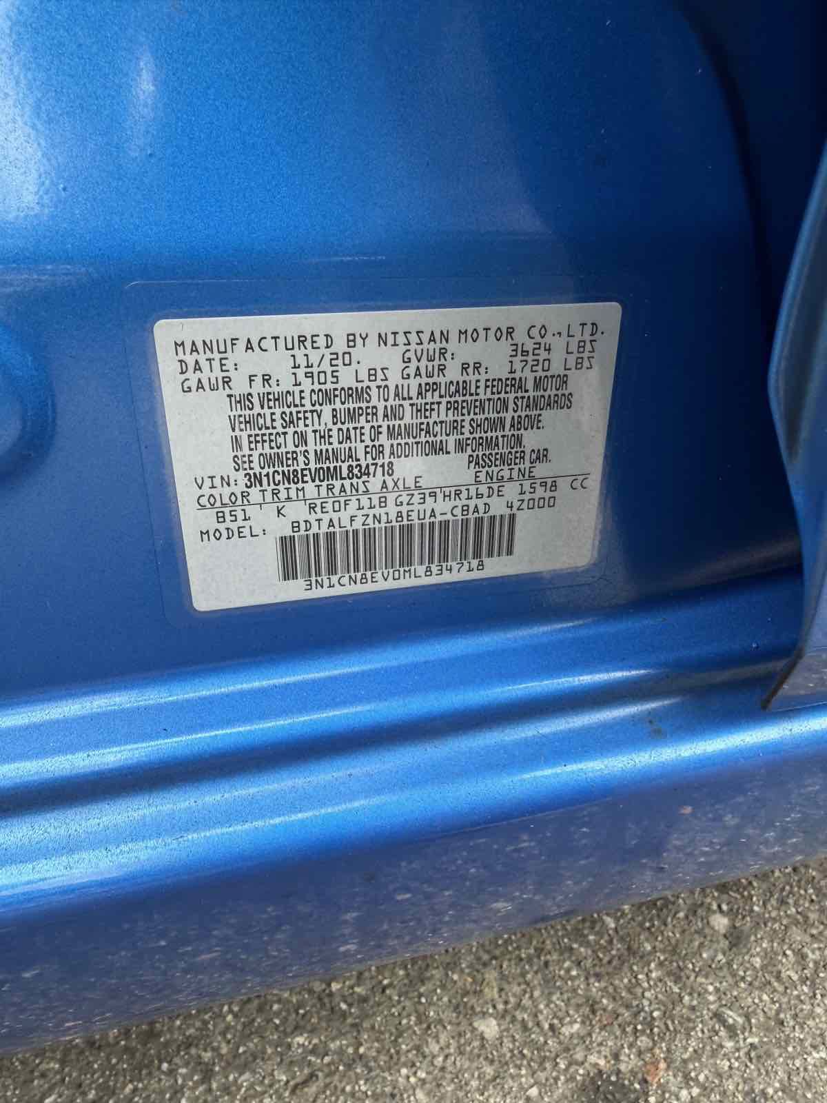 Used 2021 Nissan Versa SV FWD image 17