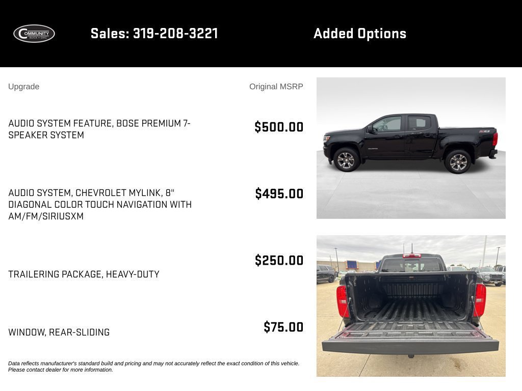 Certified 2015 Chevrolet Colorado Z71 AWD/4WD image 2