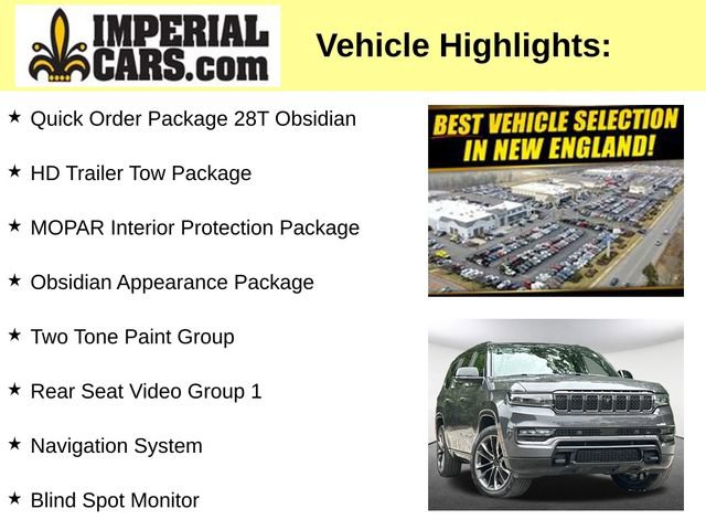 Used 2025 Jeep Grand Wagoneer Series III w/ Rear Seat Video Group 1 AWD/4WD image 8