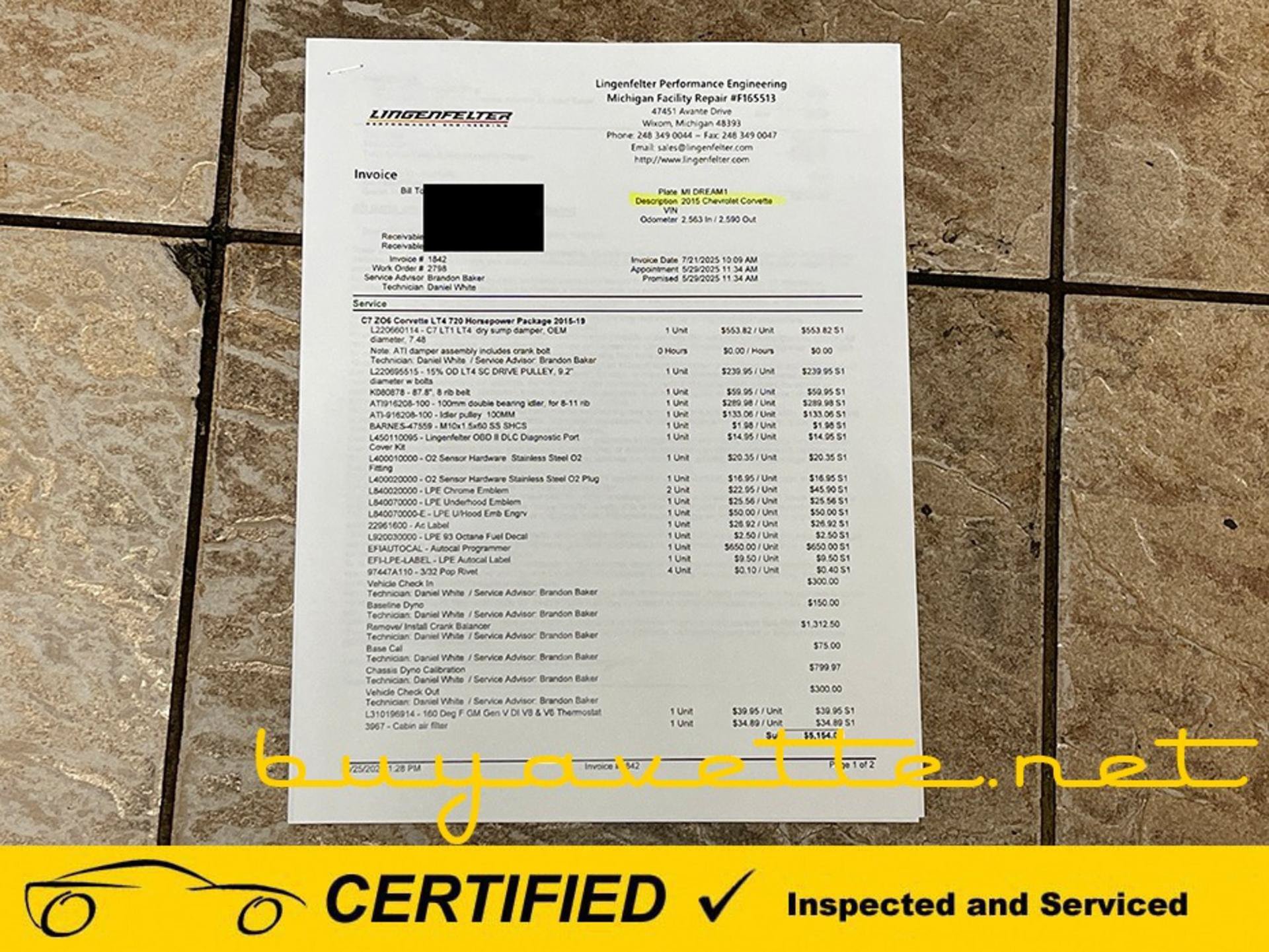 Used 2015 Chevrolet Corvette Z06 w/ 3LZ Preferred Equipment Group RWD image 29