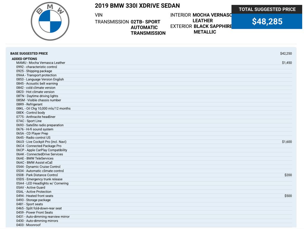 Used 2019 BMW 330i xDrive Sedan AWD/4WD image 12