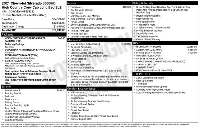 Used 2021 Chevrolet Silverado 3500 High Country image 10