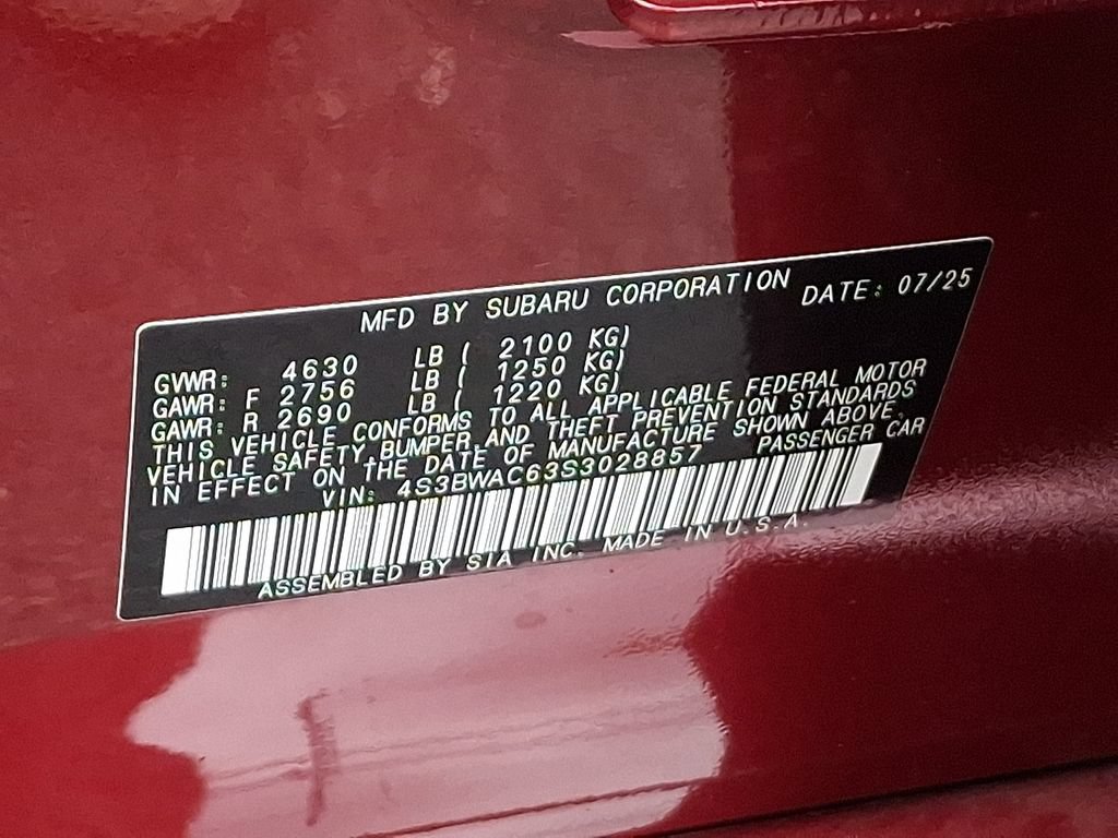 Used 2025 Subaru Legacy Premium AWD/4WD image 27