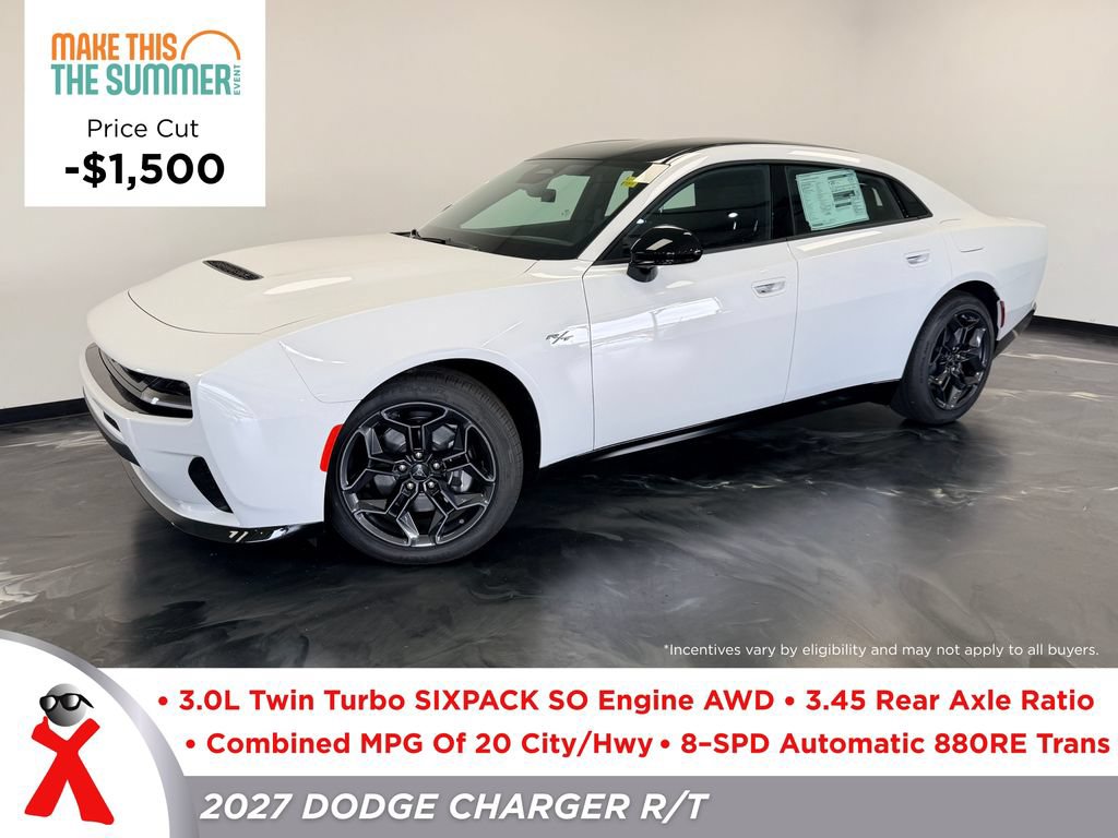 New 2027 Dodge Charger R/T w/ Blacktop Package