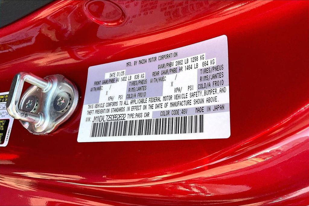Certified 2025 MAZDA MX-5 Miata RF Club image 29