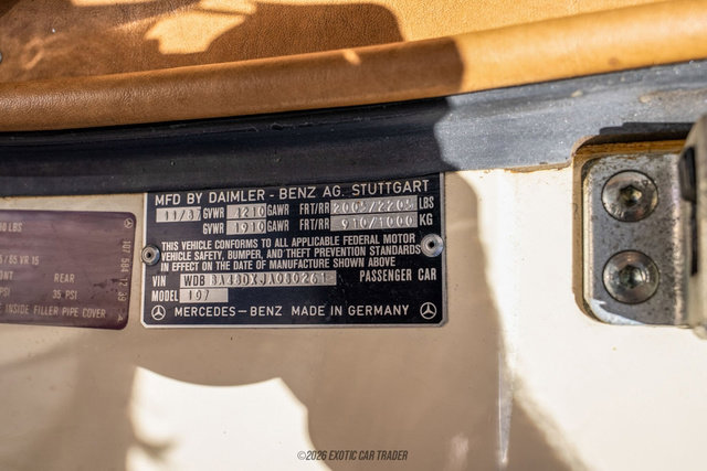 Used 1988 Mercedes-Benz 560 SL image 52