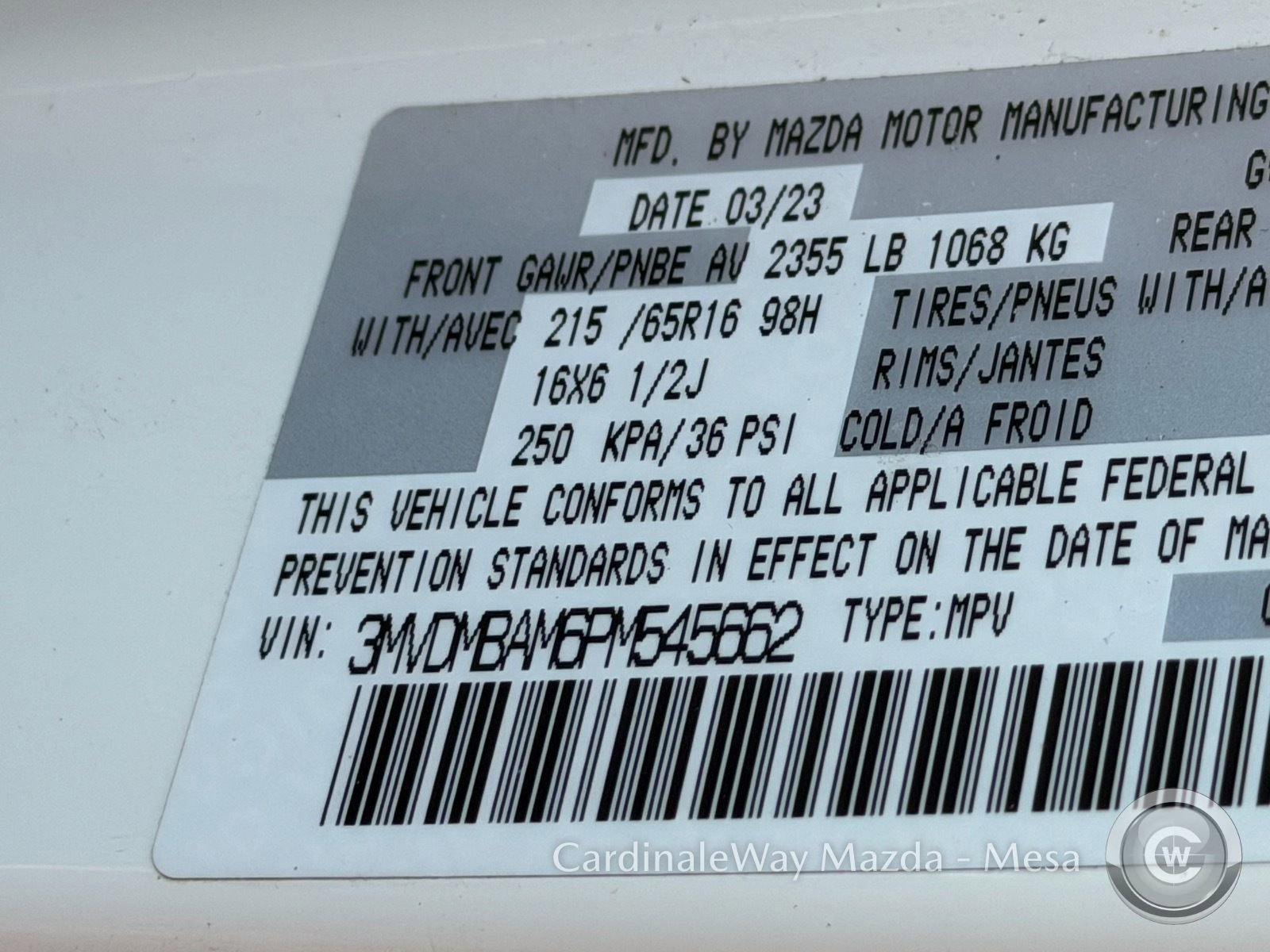 Used 2023 MAZDA CX-30 AWD 2.5 S image 13