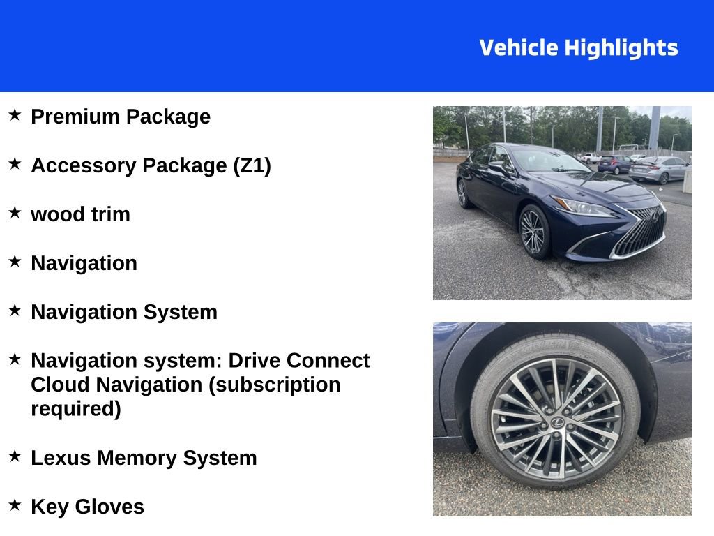 Used 2025 Lexus ES 350 w/ Premium Package FWD image 4