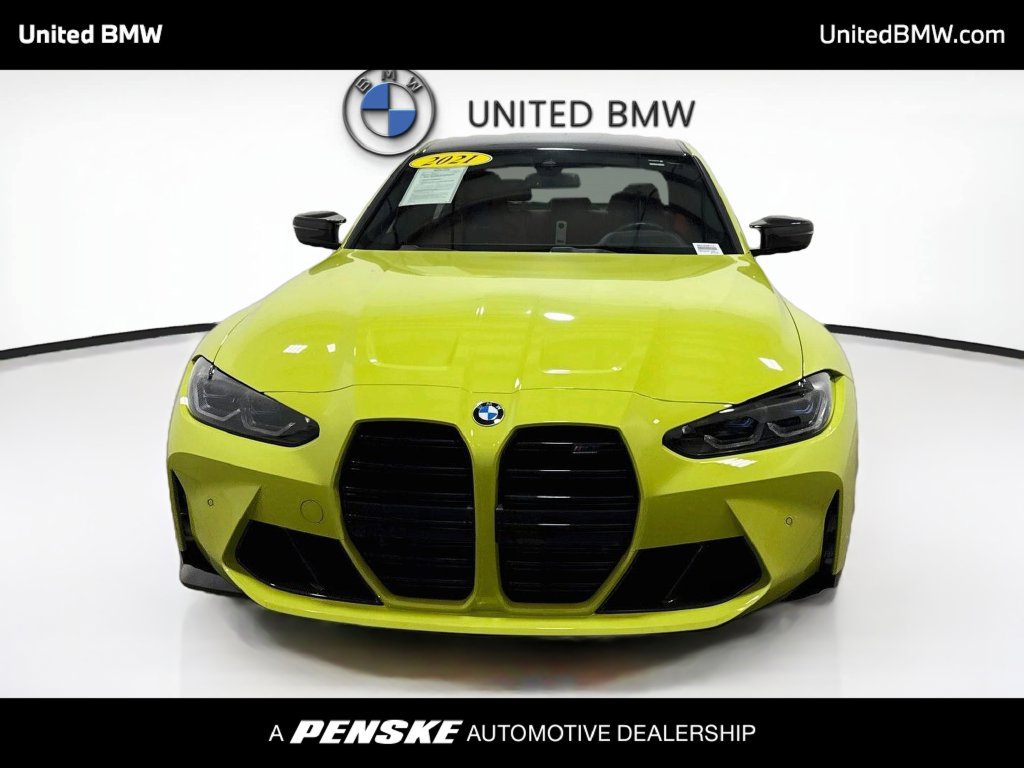 Used 2021 BMW M3 Competition w/ M Carbon Exterior Package RWD image 2