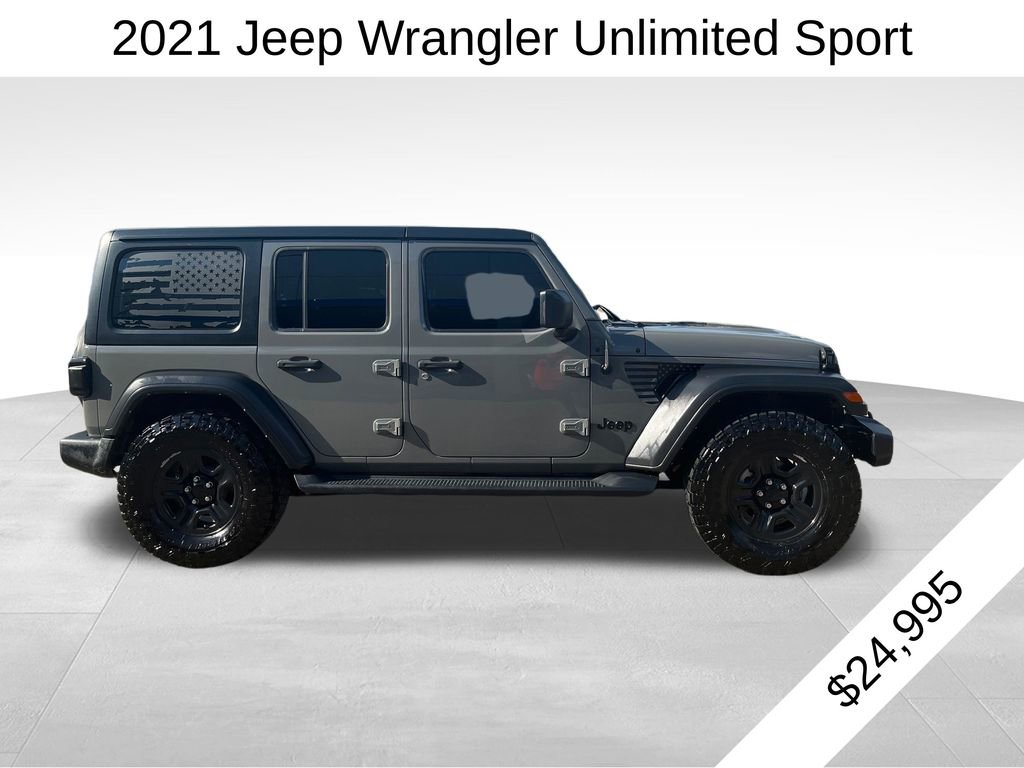 Used 2021 Jeep Wrangler Unlimited Sport image 2