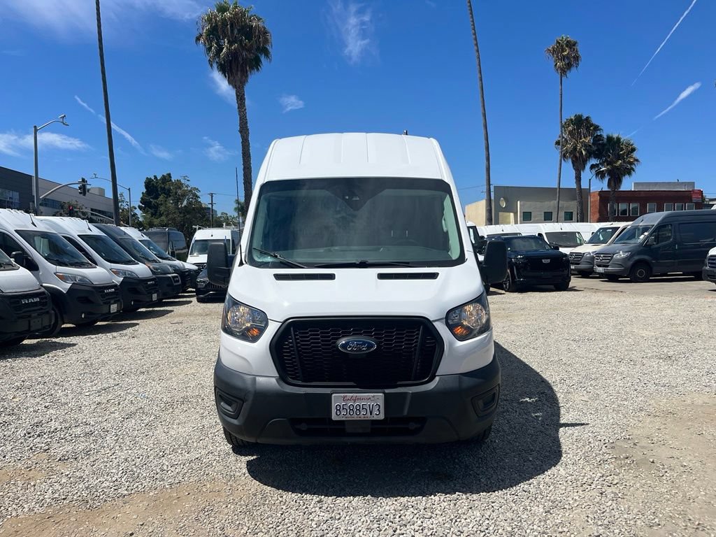 Used 2023 Ford Transit 350 148 High Roof Extended w/ Fleet Safety Package RWD image 2