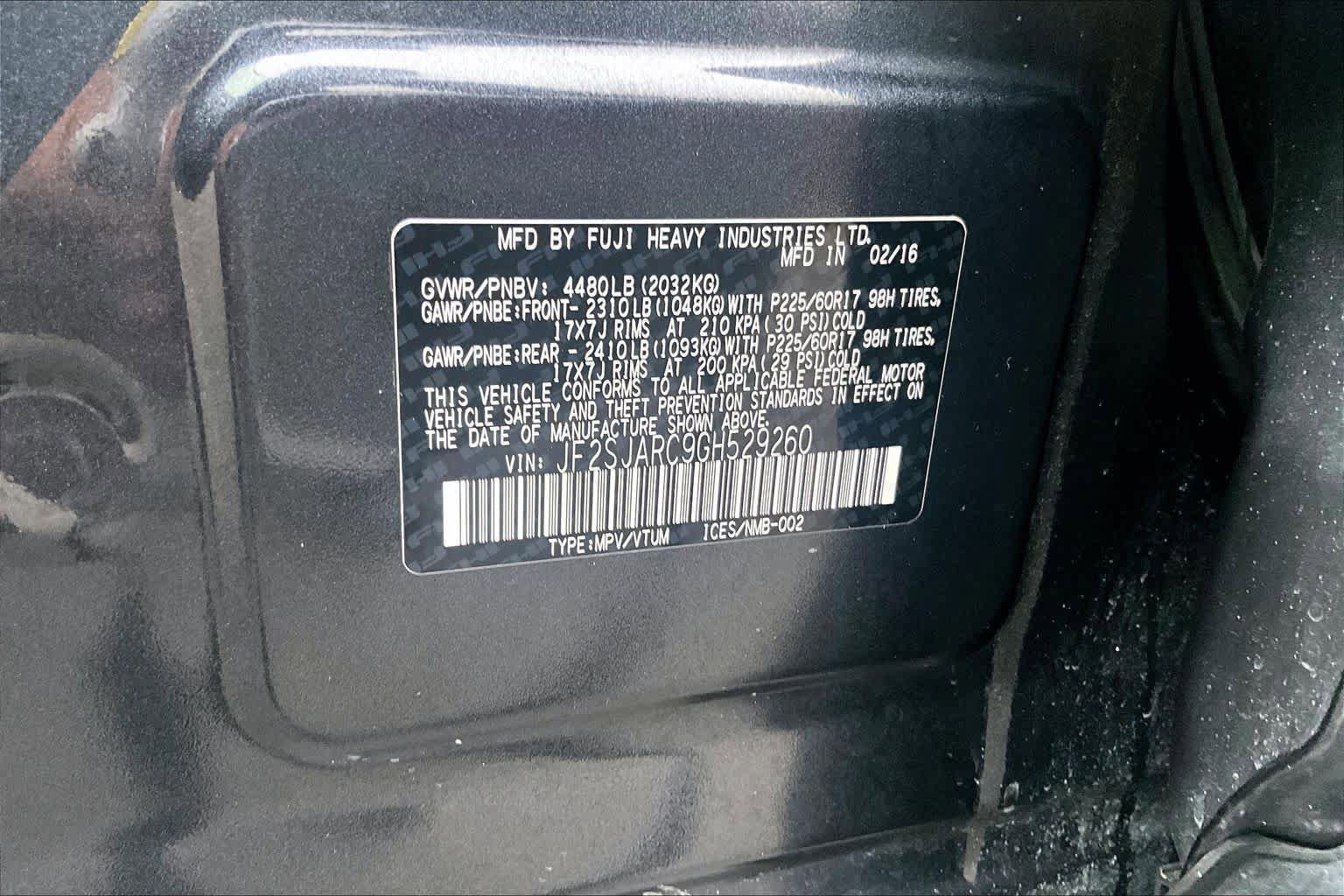 Used 2016 Subaru Forester 2.5i Limited AWD/4WD image 34