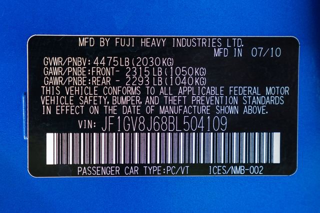 Used 2011 Subaru Impreza WRX STI Limited image 92