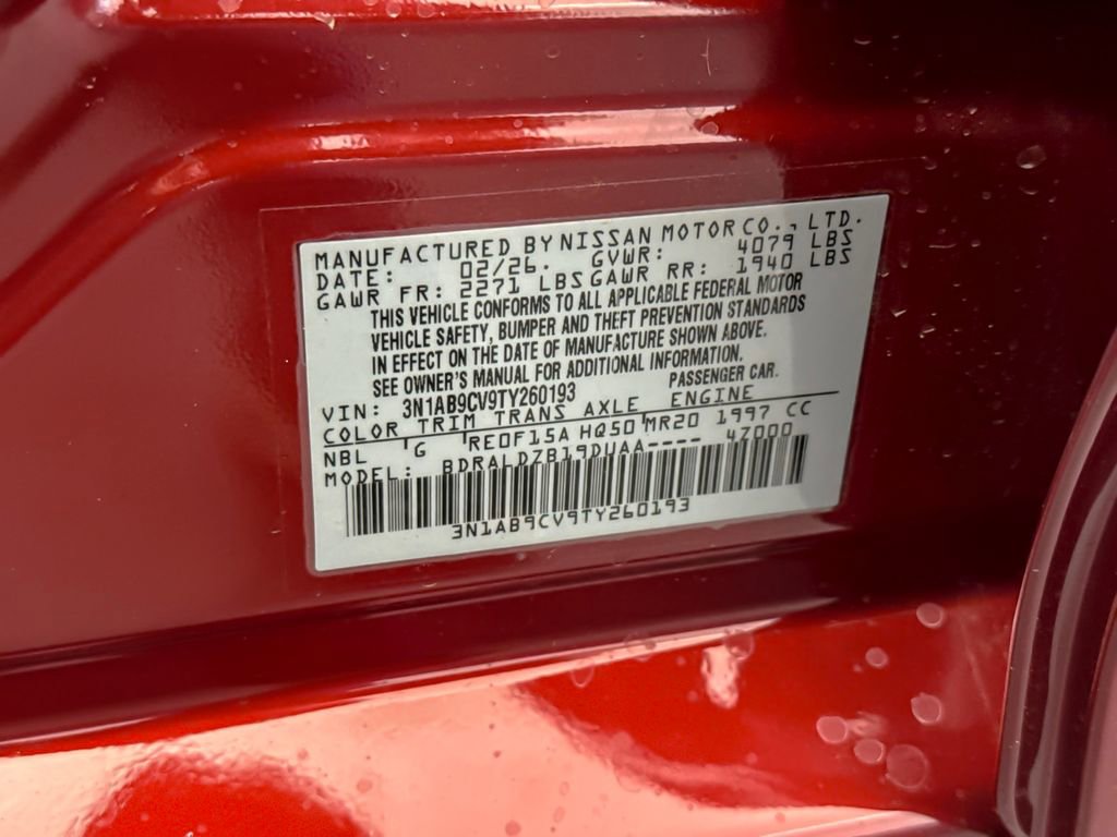 Used 2026 Nissan Sentra SV w/ Floor Mat Package FWD image 25