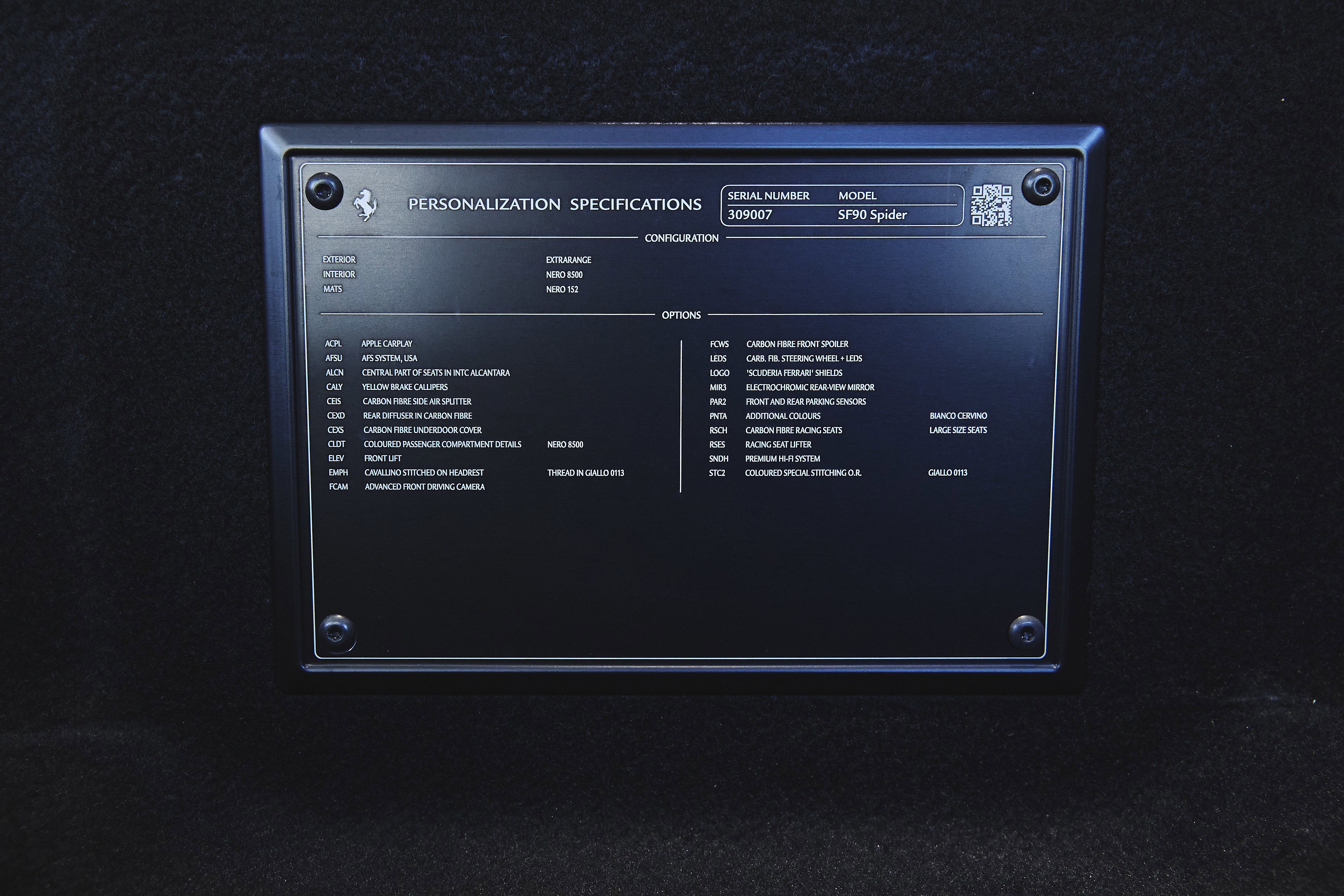 Used 2024 Ferrari SF90 Spider image 12