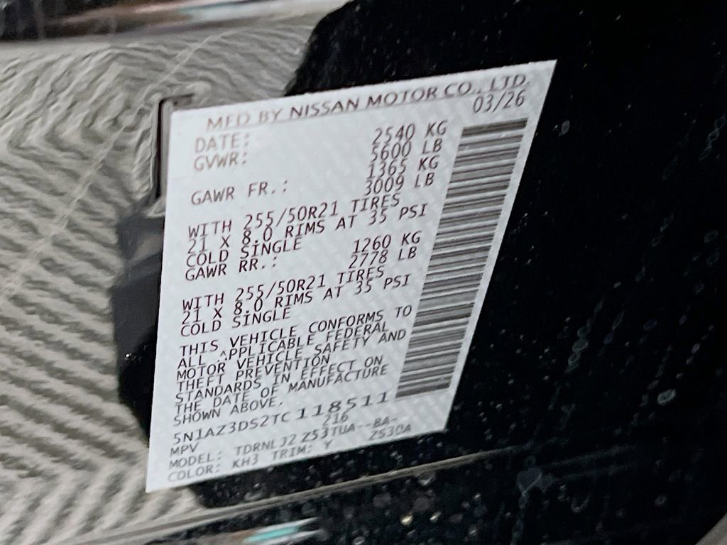 New 2026 Nissan Murano Platinum image 28