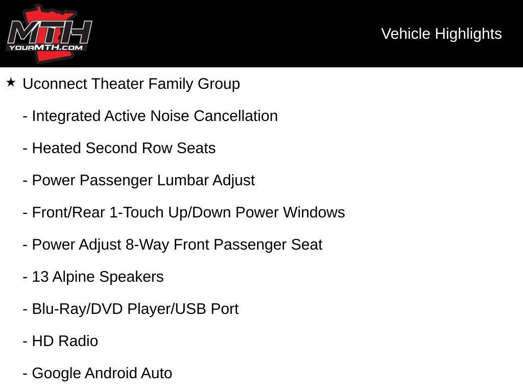 Used 2022 Chrysler Pacifica Touring-L w/ Uconnect Theater Family Group image 14
