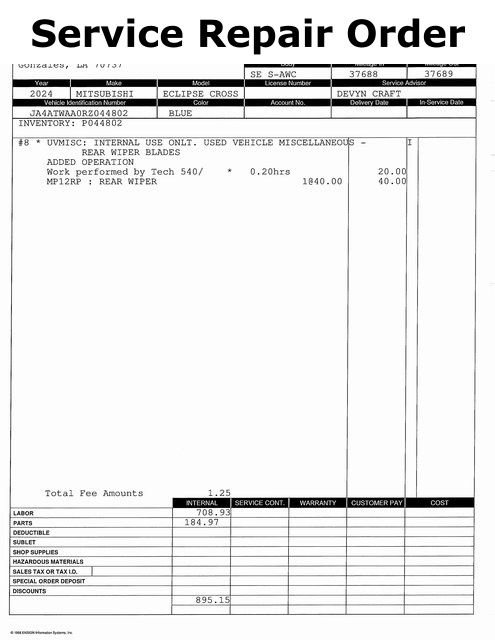 Used 2024 Mitsubishi Eclipse Cross SE image 14