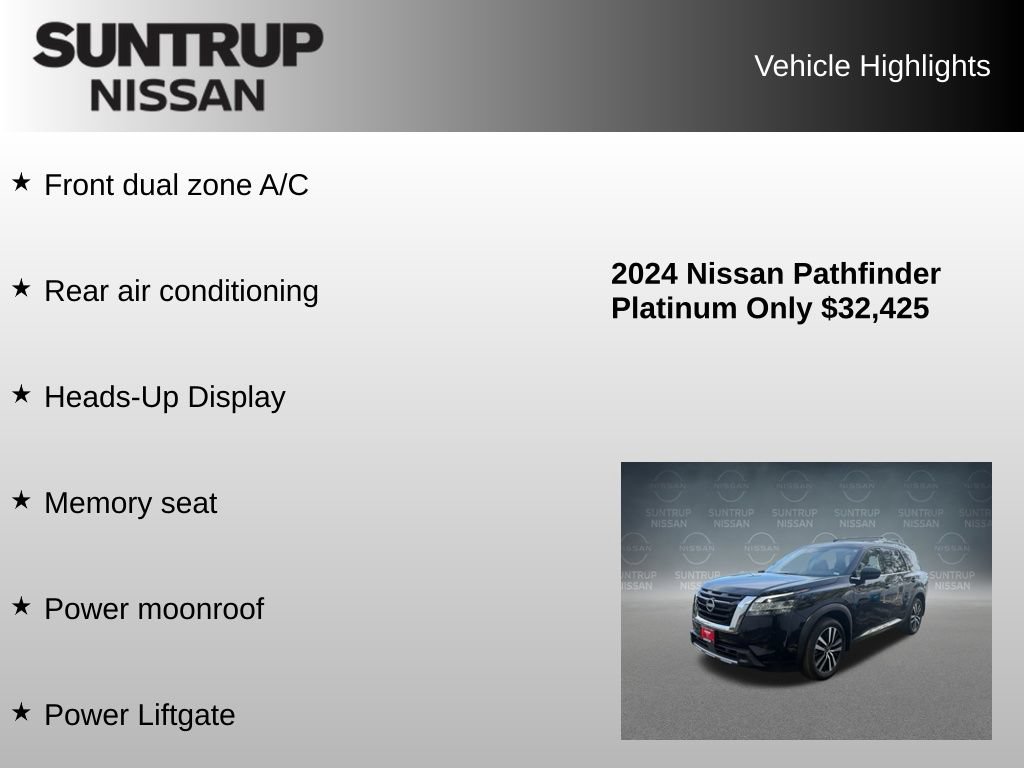 Used 2024 Nissan Pathfinder Platinum FWD image 16