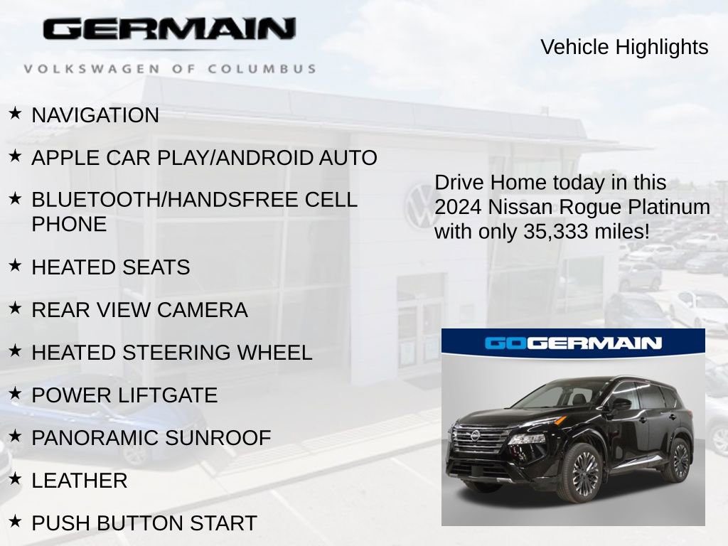 Used 2024 Nissan Rogue Platinum AWD/4WD image 6