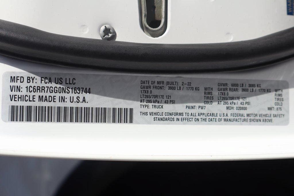 Used 2022 RAM 1500 Warlock w/ Electronics Group AWD/4WD image 51