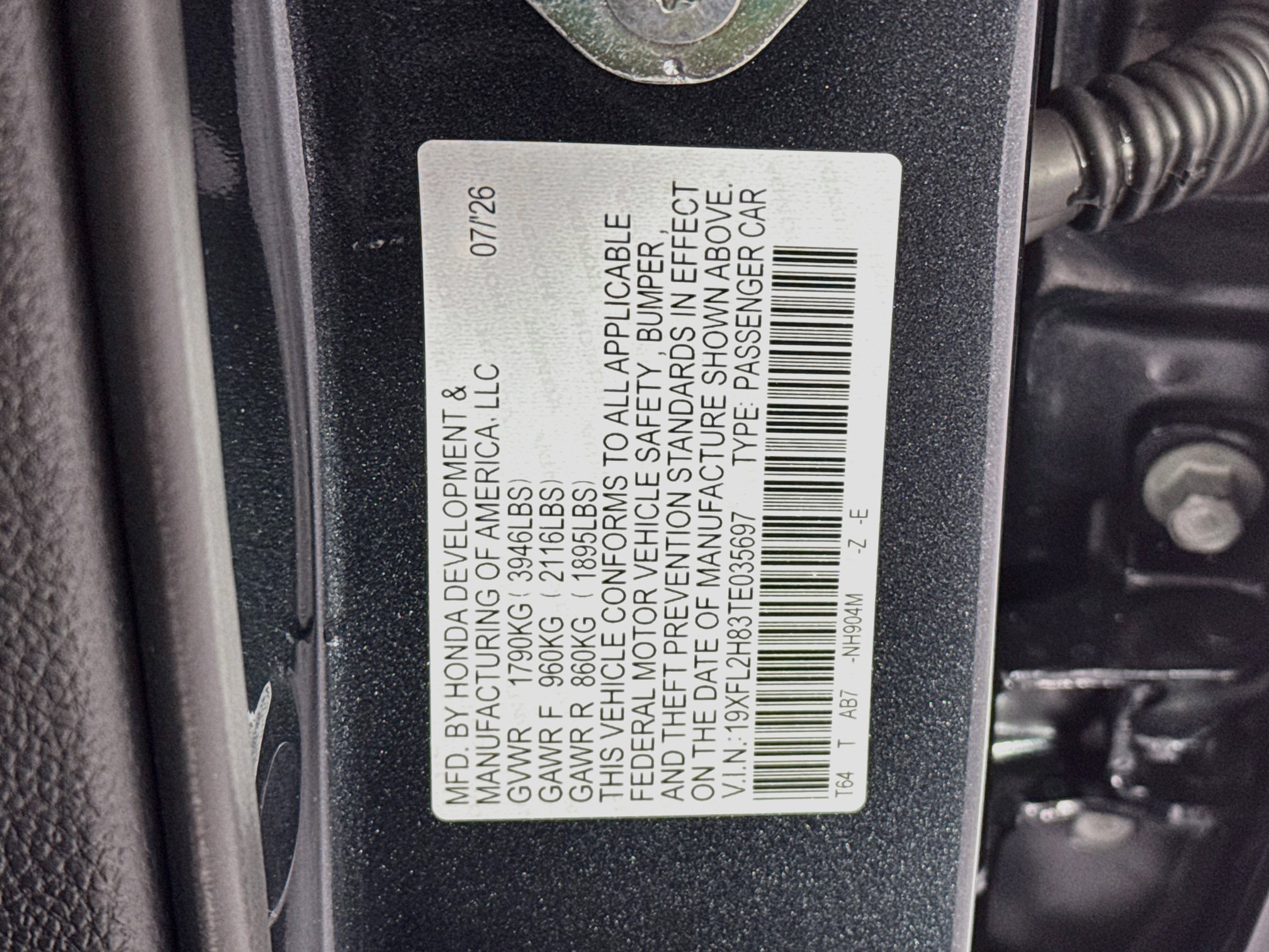 New 2026 Honda Civic Sport image 29
