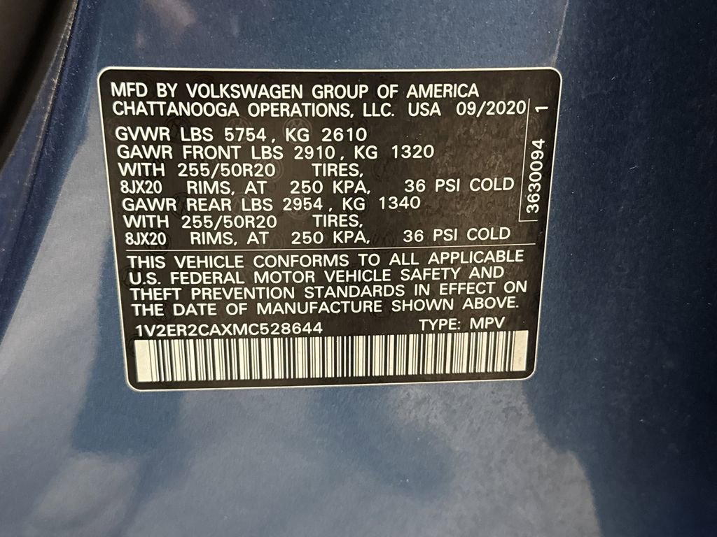 Used 2021 Volkswagen Atlas SEL image 41