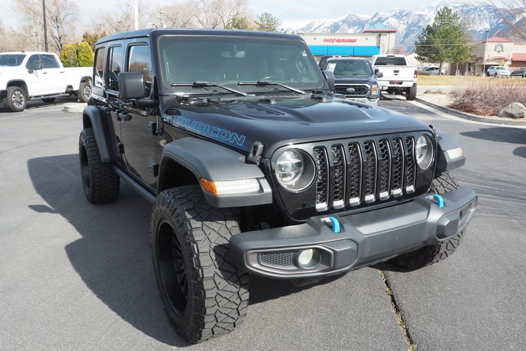 Used 2022 Jeep Wrangler Unlimited Rubicon 4xe w/ Cold Weather Group image 3
