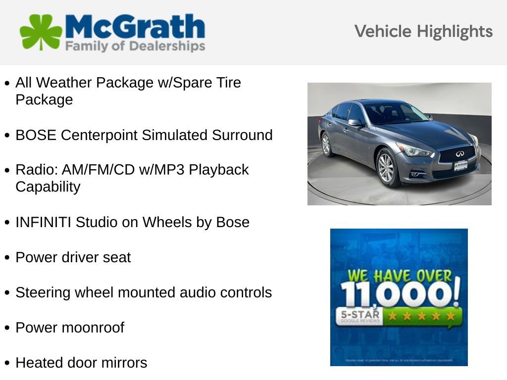 Used 2014 INFINITI Q50 Premium image 5