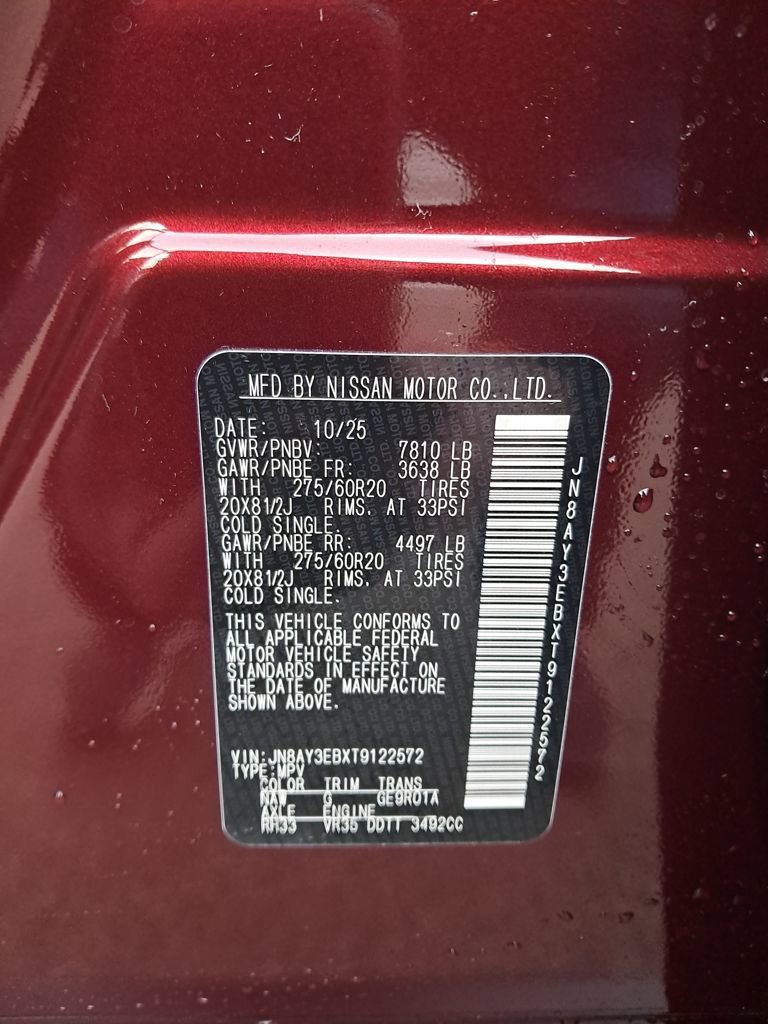 New 2026 Nissan Armada Platinum image 31