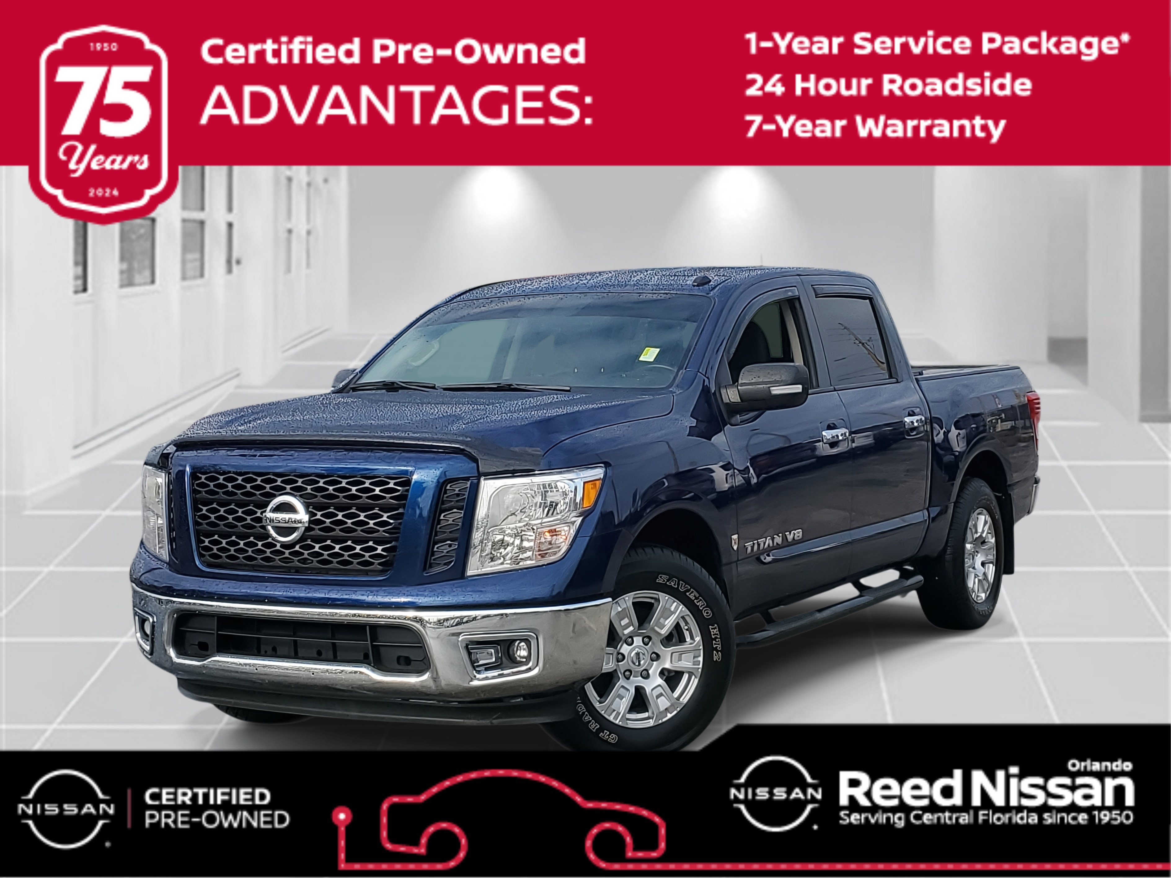 Certified 2019 Nissan Titan SV