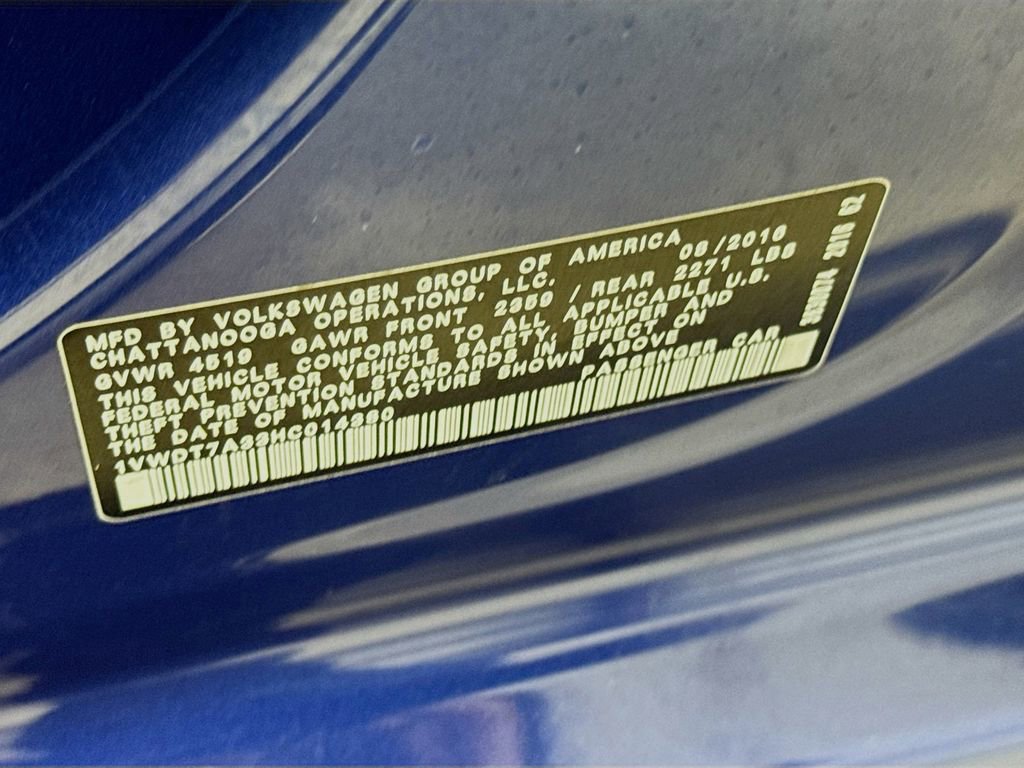Used 2017 Volkswagen Passat 1.8T R-Line FWD image 38