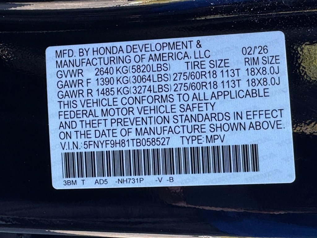 Certified 2026 Honda Passport TrailSport Elite image 28