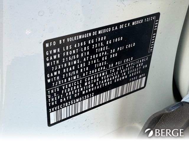 New 2025 Volkswagen Taos SE image 26