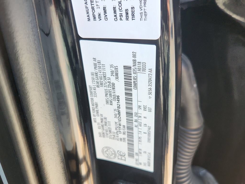 Used 2021 Ford F150 Limited AWD/4WD image 19