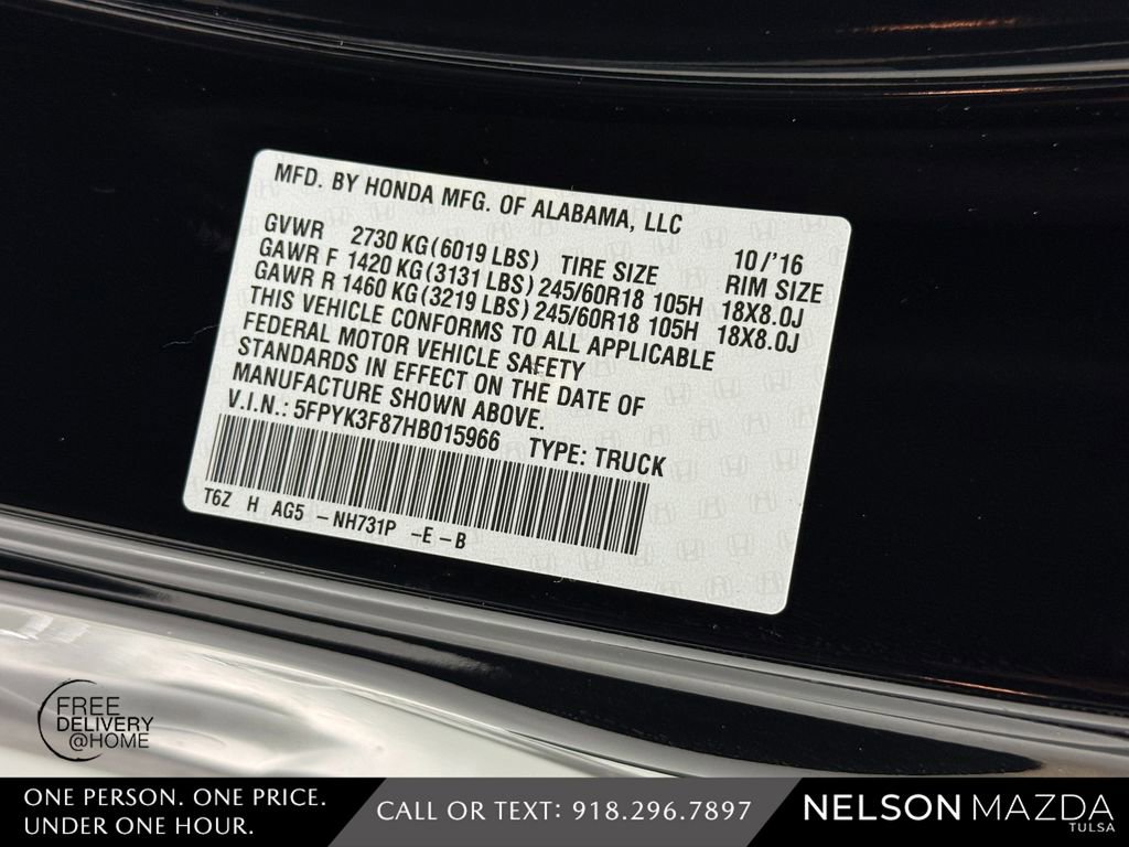 Used 2017 Honda Ridgeline Black Edition image 55