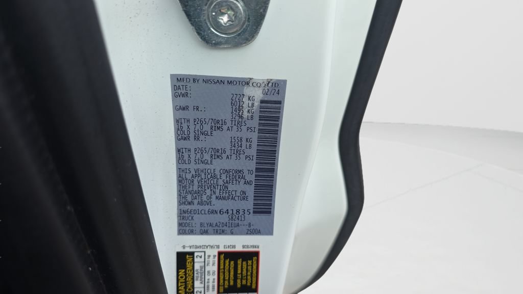 Used 2024 Nissan Frontier S w/ S Utility Package RWD image 23