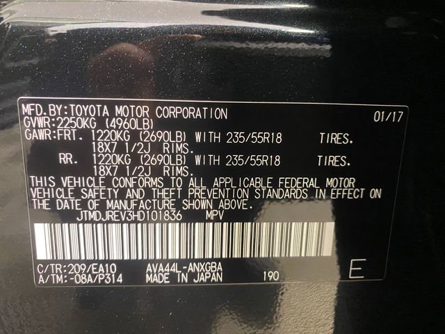 Used 2017 Toyota RAV4 Limited w/ All Weather Liner Package AWD/4WD image 24