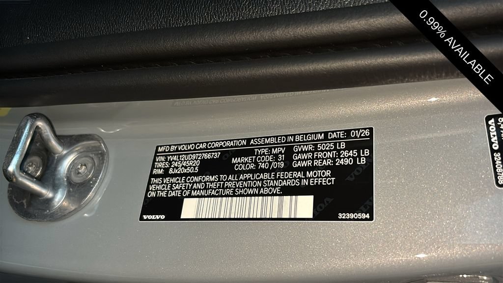 New 2026 Volvo XC40 B5 Ultra w/ Climate Package AWD/4WD image 35