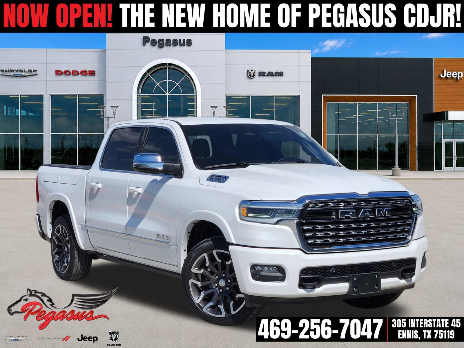 Used 2025 RAM 1500 Limited w/ Body Color Bumper Group AWD/4WD 360° Tour