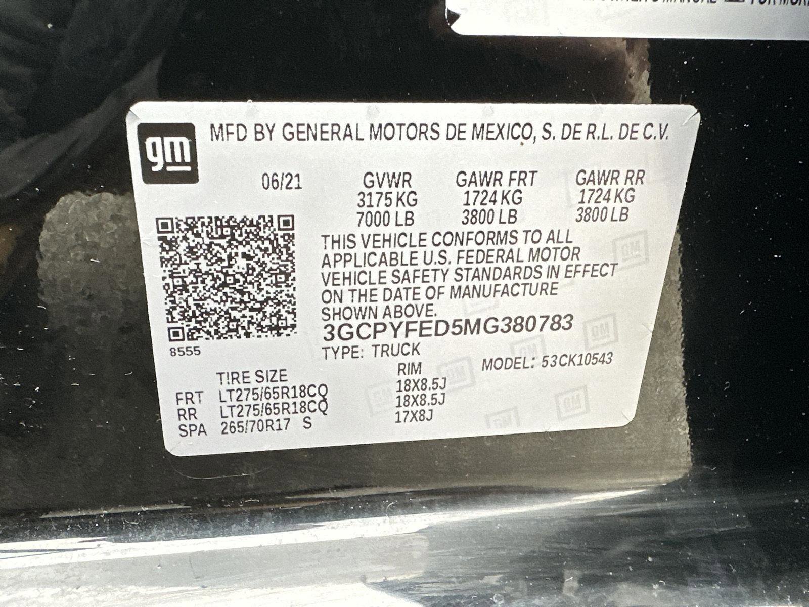 Used 2021 Chevrolet Silverado 1500 LT Trail Boss w/ LT Trail Boss Premium Package image 50