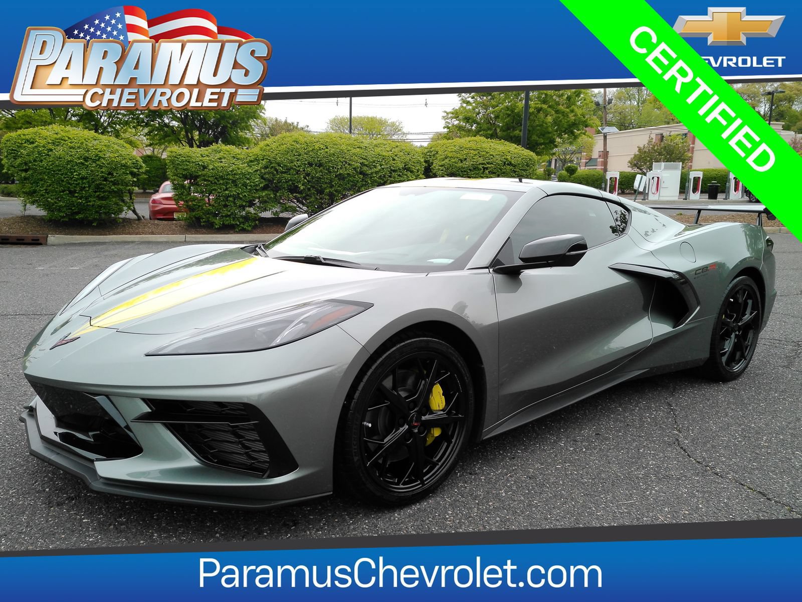 Certified 2022 Chevrolet Corvette Stingray Premium Cpe RWD image 1