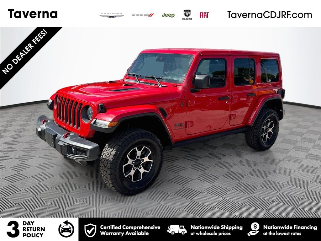 Used 2023 Jeep Wrangler Unlimited Rubicon w/ LED Lighting Group AWD/4WD image 1