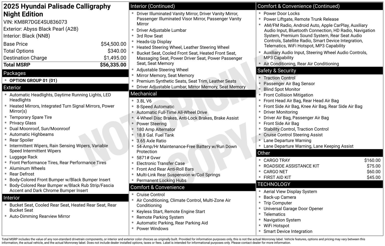 Used 2025 Hyundai Palisade Calligraphy AWD/4WD image 18