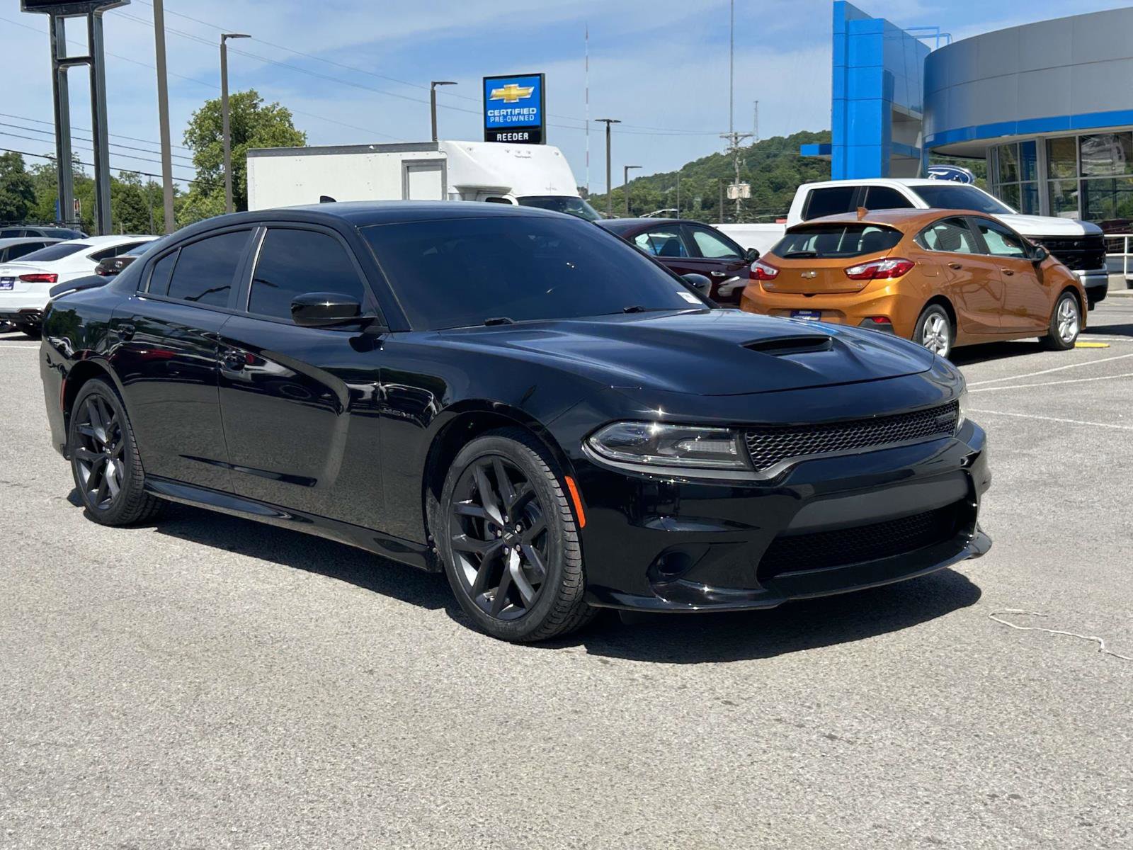 Used 2022 Dodge Charger R/T w/ Blacktop Package RWD image 1