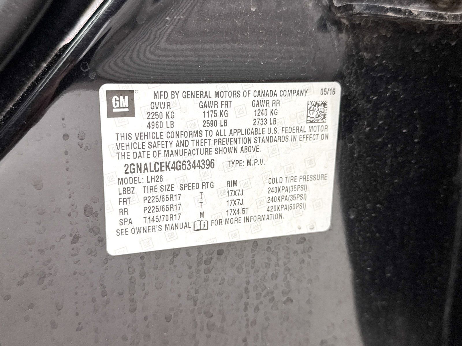 Used 2016 Chevrolet Equinox LT w/ Convenience Package FWD image 29