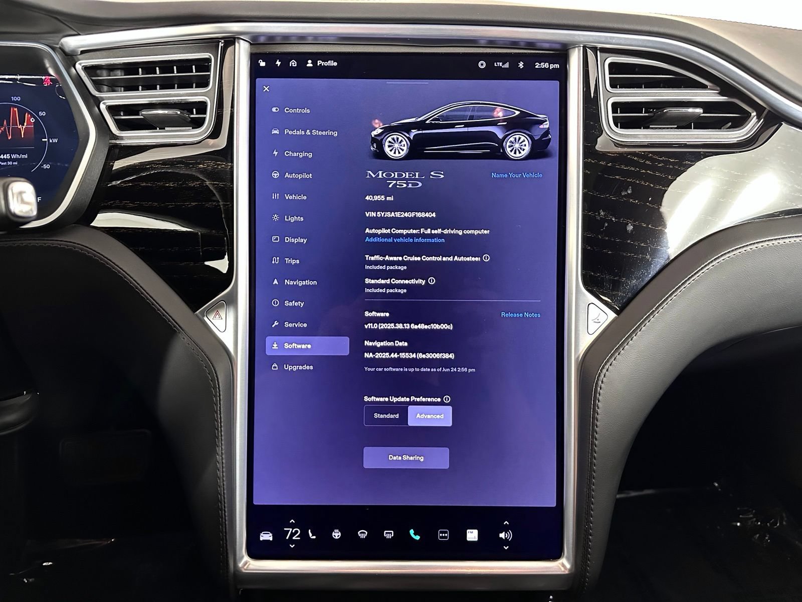 Used 2016 Tesla Model S 75D AWD/4WD image 3