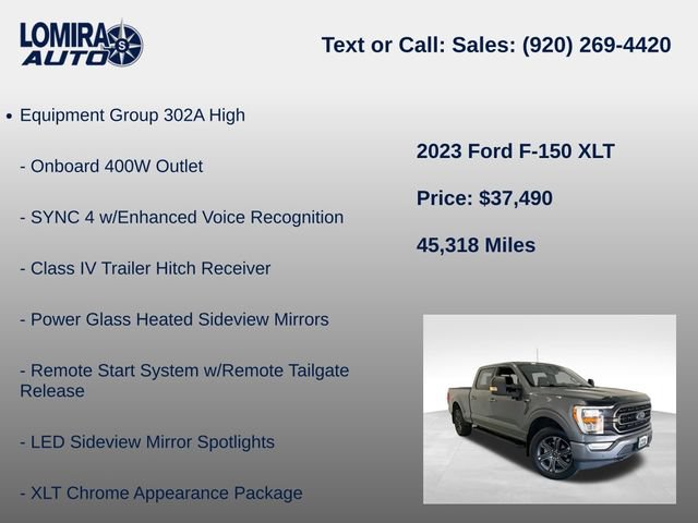 Used 2023 Ford F150 XLT w/ Equipment Group 302A High AWD/4WD image 8