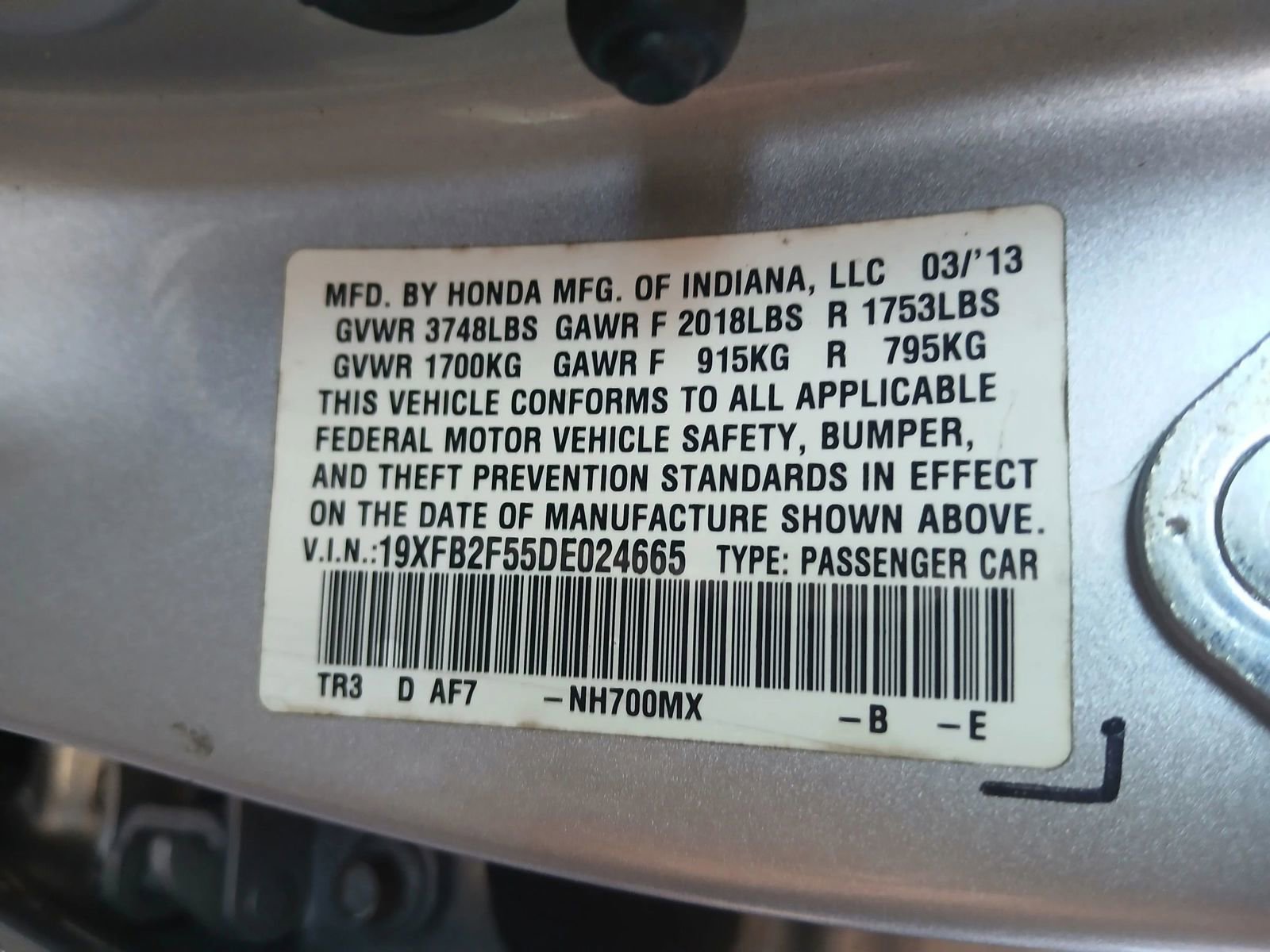 Used 2013 Honda Civic LX image 30